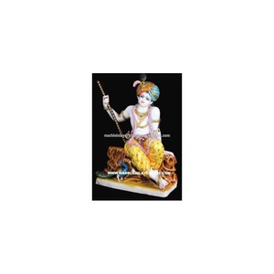 Shri Krishna Marble Statue for Home Temple Jai Shri Krishna - Product Image 1