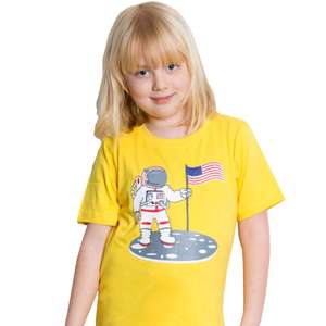 Camisetas unisex para niños de alta calidad 100% algodón preencogido y ecológico, ropa de bebé de punto impresa personalizada para niños - Product Image 2