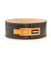 Cinturón de Levantamiento de Pesas Recto de Grado Competitivo, Hebilla de Palanca de Cuero, Protección Profesional Antideslizante, Unisex, 4 Pulgadas, Personalizable
