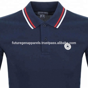 100% algodón bordado personalizado para camiseta de manga corta de punto sólido lavado biológico antibolitas para golf servicio OEM personalizable - Product Image 4
