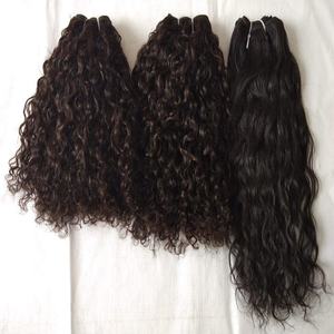 Temple brut donné cheveux bouclés, fermetures de dentelle cheveux humains et échantillon gratuit paquet de cheveux avec expédition prioritaire dhl fedex clip in - Product Image 2