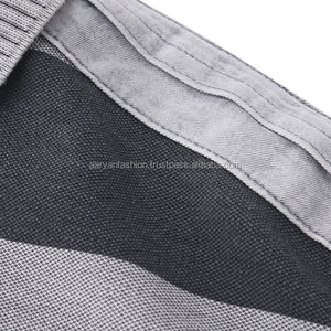 เสื้อเชิ้ตแขนสั้นคอตตอนพิมพ์ลายทางสำหรับผู้ชาย, เสื้อเชิ้ตลำลองไม่มีรอยยับระบายอากาศได้ดี - Product Image 4