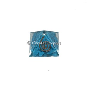 Turquoise Orgone Baby Pyramids - Product Image 1