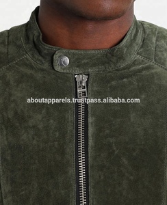 Meilleur Prix Dernier Modèle Fitness En Cuir Suédé Véritable Moto Veste Manteaux Unisexe Saison D'hiver Fourrure Plus La Taille Fermeture Éclair Capuche - Product Image 5