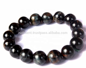 สร้อยตาเสือสีฟ้าธรรมชาติ12มม. สไตล์โบฮีเมียนสำหรับเป็นของขวัญและงานปาร์ตี้ - Product Image 5