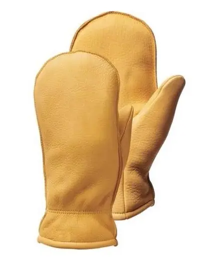 Mens Ski Gloves Fall Line Winter Cold Weather Leather Mittens / kids leather mittens / ladies leather mittens