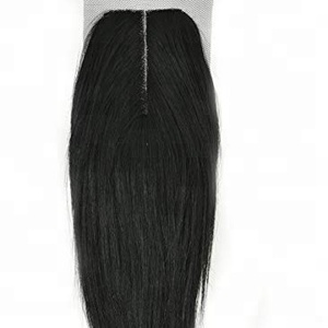 Invisible <b>Lace</b> Closure Natural Indian Virgin Remy 100% Human Hair - Product Image 1