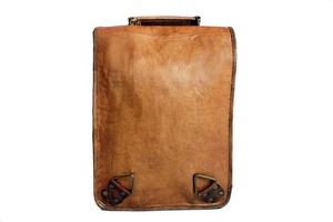 Bolso Bandolera Cruzado de Cuero Genuino de Cabra 100% Hecho a Mano, Unisex, para Todas las Temporadas, Oficina, Viajes, Negocios - Product Image 3