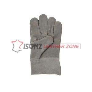 Gants de soudage en cuir ISONZ Leather Zone, en cuir de vachette pleine fleur, 10 pouces, grands, non doublés, anti-coupure, anti-chaleur, pour soudage TIG/MIG - Product Image 4