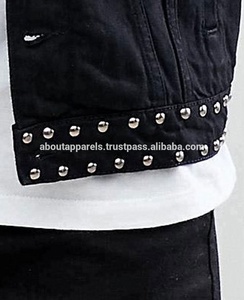 ขายส่ง OEM ที่กำหนดเองการออกแบบล่าสุดซิปฉีกธรรมดาแจ็คเก็ตยีนส์สำหรับผู้ชาย - Product Image 3