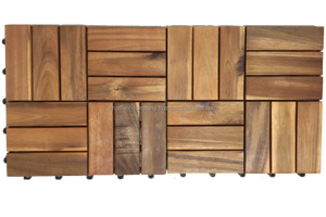 Nuevo DT FURNITURE Azulejos de cubierta de diseño tradicional Material de madera duradero Muebles de exterior Juegos de jardín Uso decorativo exterior - Product Image 4