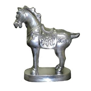 รูปปั้นสัตว์ตกแต่งสวนงานฝีมือโลหะที่ทำด้วยมือของเล่นโลหะม้าแฮนด์เมดฝรั่งเศสที่กำหนดเองในร่มกระทิงแดงสีดำรูปปั้นสุนัข - Product Image 1