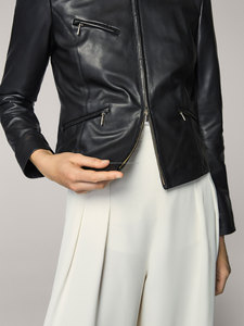 Hot Sale Quilted Winter Satin <b>Jacket</b> for Women Custom Real <b>Sheep</b> <b>Skin</b> for Fall Online Outfit - Product Image 3