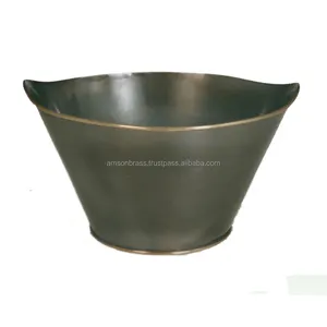 Garden Tub Planter Metal Made Garden Decoration Metal Iron Flower Pot Metal Planter Manufacturer Wholesaler