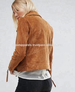 Chaqueta y abrigos de cuero de ante auténtico para motorista, ropa deportiva barata, venta al por mayor - Product Image 2