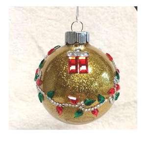 NOËL PAS CHER BOULE D'ORNEMENT de VERRE - Product Image 4