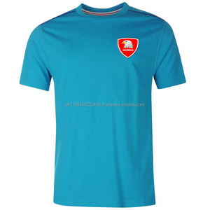 Camisetas de hombre impresas personalizadas de calidad superior al por mayor serigrafía de cuello para todas las estaciones 100% algodón manga corta - Product Image 4