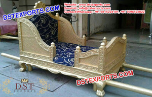 Royal Indian Wedding <b>Doli</b> Palki Golden Open Wedding <b>Doli</b>/Palki Bridal <b>Doli</b> for Entry - Product Image 5
