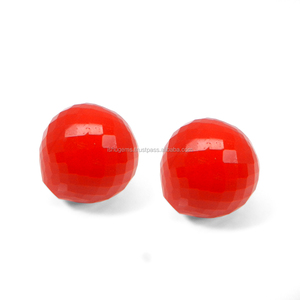 Gemas de Ishu de corte Natural, gemas rojas de cebolla, Coral, 15mm, 22,8 Cts, descuento, IG11935 - Product Image 1