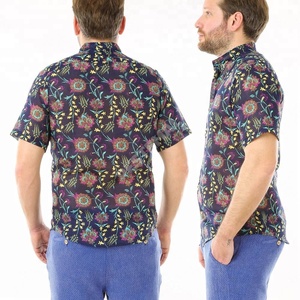 Camisa patentada de colores teñida con hilo, venta al por mayor con cuello levantado y Etiqueta Privada, embalaje personalizado, diseño de logotipo, servicios % 100 algodón - Product Image 2