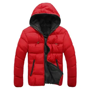 Зимнее пальто, мужская повседневная парка с хлопковой подкладкой и капюшоном, зимняя куртка для мужчин