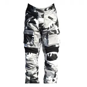 2019 gri camo motosiklet pantolon kargo tarzı motosiklet pantolon su geçirmez tekstil motosiklet pantolon