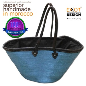 EXXOT DESIGN Elégant Marocain Original Premium Doum Matériel Sacs à provisions à manche moyen Design traditionnel pour pratique - Product Image 2
