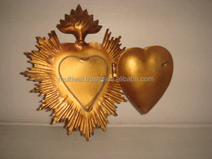 Coeurs sacrés Milagros catholiques en métal pour décor catholique - Product Image 6