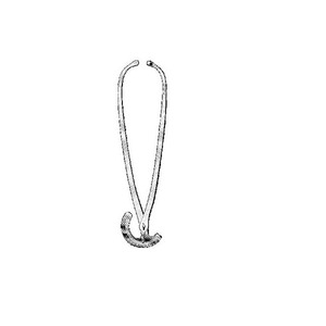 Collin Pelvimeter, Pince à épiler chirurgicale obstétricale 35 cm, manuelle, en acier inoxydable, certifiée CE, instrument médical de classe I - Product Image 1