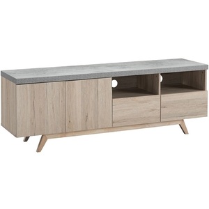 Mueble de TV Moderno de Diseño Personalizado en Madera con Cajones de Almacenamiento, Centro de Entretenimiento, Consola Multimedia para Sala de Estar, Mueble para el Hogar - Product Image 1