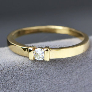 Bague en argent Sterling 925 CZ pour femmes, anneau en pierres précieuses, plaqué or, bijoux fait à la main - Product Image 1