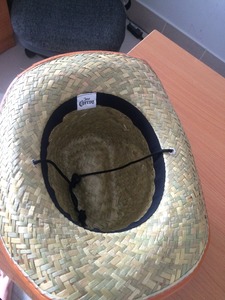 Venta al por mayor Sombrero Panamá de Paja Unisex-Estilo Rayas Patrón Liso - Product Image 4