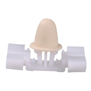 Clip de moldura lateral de plástico blanco para B.M.W modelo 51131960054 - Product Image 3