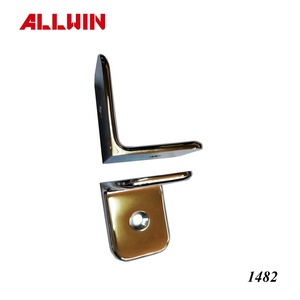 Model 1483 90-Degree Interior <b>Shelf</b> <b>Bracket</b> Wall-to-Wall <b>Triangle</b> Mounting Durable Metal <b>Brackets</b> - Product Image 2