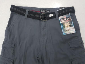 กางเกงขาสั้นผ้าฝ้ายหนาแบบวินเทจยาวถึงเข่าสำหรับผู้ใหญ่สำหรับฤดูใบไม้ผลิ - Product Image 2