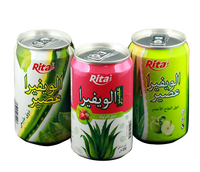 Hoogwaardige 330ml 100% pure gesteriliseerde versgeperste Aloë Vera sap Vietnam exporteur premium blikverpakking OEM/ODM privélabel