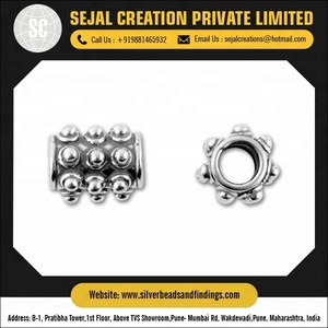 B190 Silver <b>Beads</b> and Findings - Product Image 3