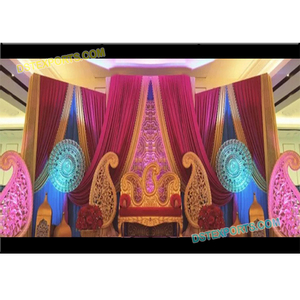 Fibre Paisley scène pour décoration panneaux ronds scène pour décor de mariage mariage coloré décoré scène décoration de mariage UK - Product Image 1