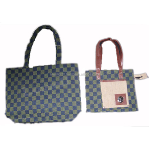 Bolsa de Playa Lowellcraft de Yute con Forro de Poliéster, Hecha en Delhi - Product Image 4