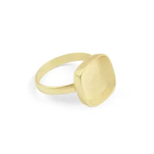 Großhandel Mode Fine Jewelry Rings DIY 925 Sterling Silber Blank Ring Für Edelstein Einstellung