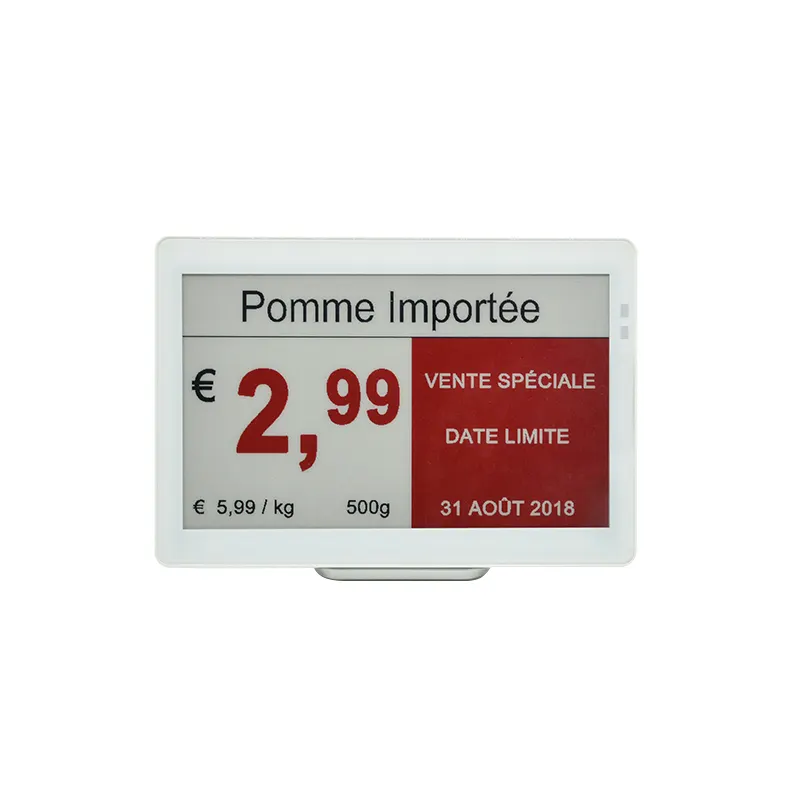 소매 병원이나 회의용 도매 전자 선반 라벨 esl LCD 디지털 디스플레이 eink 가격표