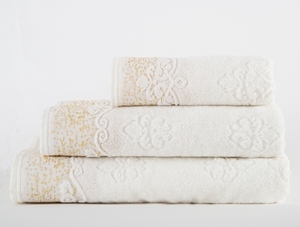 Serviette en éponge turque, tissu Long teint en coton, Dobby Jacquard, de haute qualité, 100% g - Product Image 3