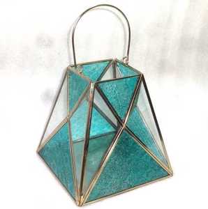 New Decorative New Design Filigree Candle <b>Lantern</b> with Glass - Product Image 2
