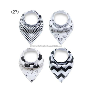 Hot Sell Promotional Kids Soft Baby Bibs Custom Design Transdry Organic Cotton Baby Bandana Drool Bibs - Product Image 1