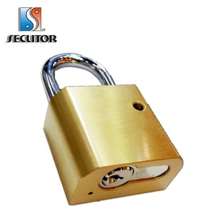 Candado de seguridad de latón macizo europeo, medio cilindro, perfil europeo - Product Image 5