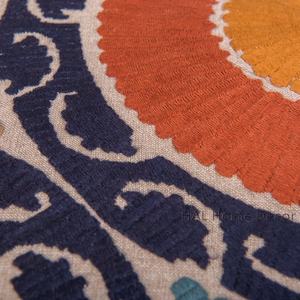 Custom Embroidered Indian Suzani Throw Pillow <b>Cover</b>, Decorative Wholesale <b>Sofa</b> Cushion <b>Cover</b> 18X18 - Product Image 6