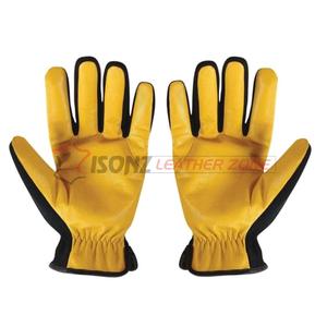 Gants de mécanicien en cuir multi-usages avec des caractéristiques anti-coupure, imperméables et ignifuges, longueur de 10 pouces - Product Image 2