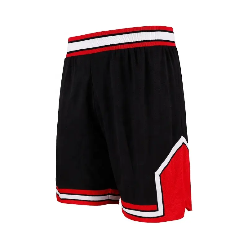 Novo estilo atacado internacional reversível basketball shorts quick dry