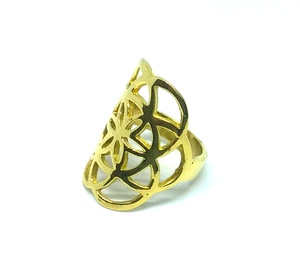 Bague de rocaille de style bohème unisexe bijoux indiens en gros pour cadeau ou anniversaire matériel en laiton - Product Image 3