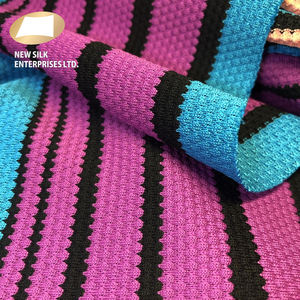 Ananas à rayures colorées, en Polyester spandex, tissu pour la plage - Product Image 6